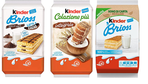 Test Pack Children's Ferrero Brioss with Milk Integral Cocoa Brioche Snack 30 x 27 g