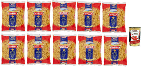 Divella Pasta Mista N. 41 Durum Wheat Semolina Pasta Italian Noodles 500 g Pack + Italian Gourmet Polpa di Pomodoro 400 g Tin Pack of 10