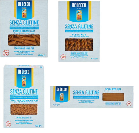 De Cecco Senza Glutine Glutine Pasta Noodles 4 x 400 g