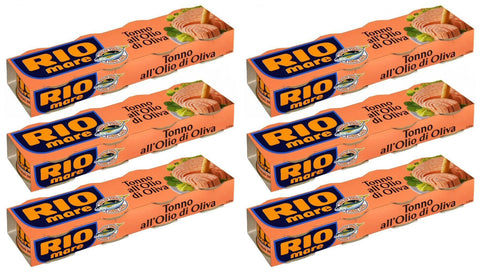 x6 Rio Mare Tuna with Olive Oil 4 x 80 g