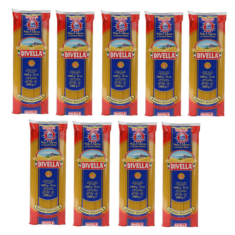 9 x Divella N8 Spaghetti 1000 g