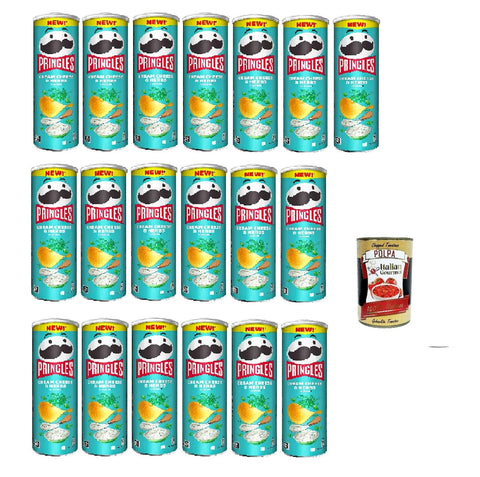 Pringles Cream Cheese & Herbs - 19 x 165 g + Italian Gourmet Polpa 400 g