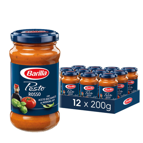 Barilla Red Pesto Rosso, Pack of 12 (12 x 200 g)