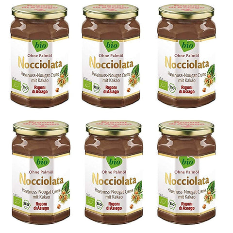 Rigoni di Asiago - Nocciolata - 6 x 700 g | Nut Nougat Cream | Hazelnut Cream without Palm Oil | Nut Nougat Cream without Palm Oil | Bread Spread