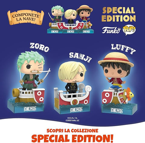 3x Kinder GranSorpresa Maxi One Piece Funko Pop One Piece Surprise Finest Milk Chocolate Easter Egg 220g