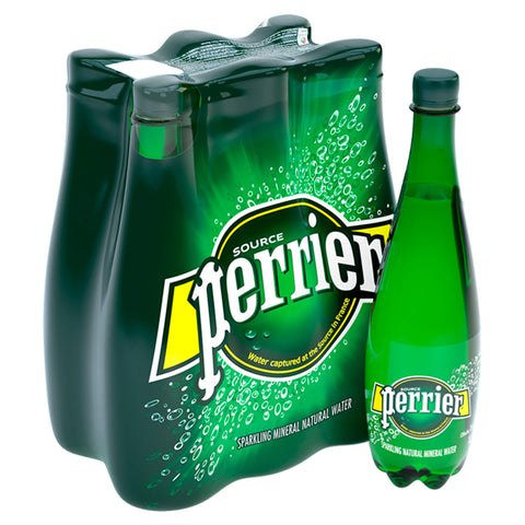 Perrier Sparkling Natural Mineral Water 6x1L
