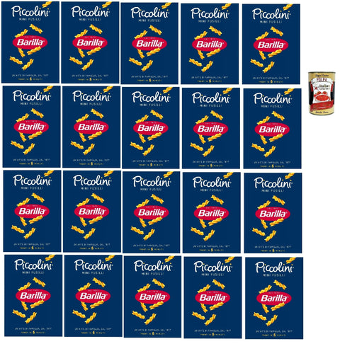 Barilla Piccolini Mini Fusilli - Small Spiral Noodles for Children & Quick Kitchen - Cooking Time 6 Minutes - Made from 100% Durum Wheat Semolina - Ideal for Sauces, Salads & Soups - 20 x 500 g +