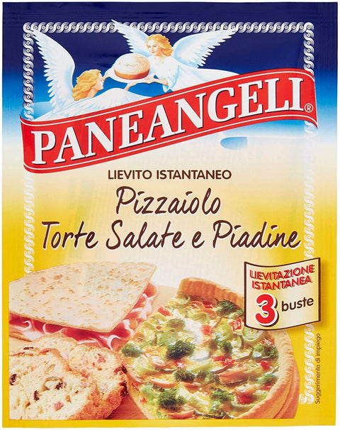 Paneangeli Lievito Pizzaiolo Cake Salads e Piadine Istant Yeast Mix 3 x 15 g Pack of 3