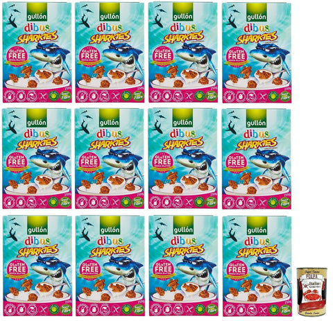 GULLON SHARKIES GLUTINEGR.250 COOKIES - 12 units