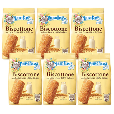 MULINO BIANCO Biscottone Italian Shortbread Pastry with Sugar 700 g (Biscottone, x6)