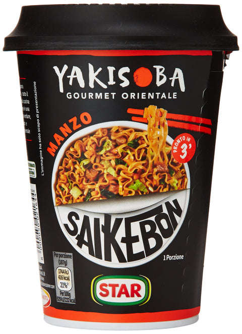 Star Saikebon Yakisoba Gourmet Oriental with Beef 93 g