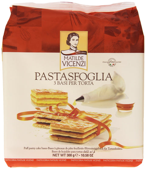 Vicenzi - Pastasfoglia, 3 cake bases - 300 g