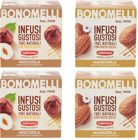 Bonomelli Infusi Gustosi Infusion Test Pack with 4 x 10 Filters 100% Natural Ingredients