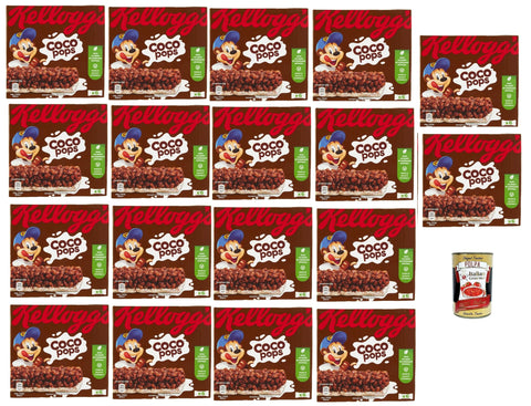 Coco Pops Barrette, Cocoa Puff Rice Bar Bar, Cocoa Puffed Rice Bars, 14 x 120 g + Italian Gourmet Polpa 400 g