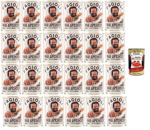 Bud Power Bud Spencer Beans Ready to Try 24 x 400 g + Italian Gourmet Polpa 400 g