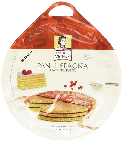 Matilde Vincenzi - Sponge Cake, 3 Cake Bases - 400 g