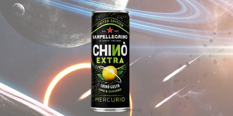 San Pellegrino Chinò EXTRA Mercurio Lime and Ginger Carbonated Soft Drink 24x 33cl