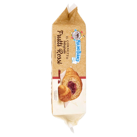 8x Mulino Bianco Cornetti Integrali Frutti Rossi Cake Red Fruits Whole Grain 300gr