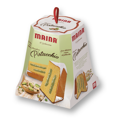 Maina Pandoro il Golosone Pistacchio Pistachio-flavored pandoro 4x 750g
