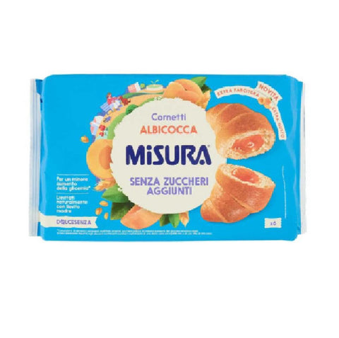 4x Misura Dolcesenza Cornetti all'Albicocca Extra apricot filling – Extra flavor – No added sugar