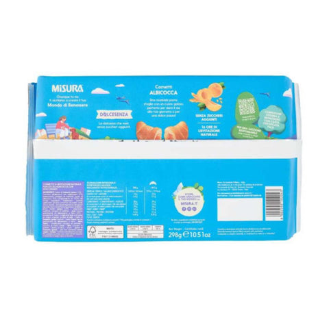 4x Misura Dolcesenza Cornetti all'Albicocca Extra apricot filling – Extra flavor – No added sugar