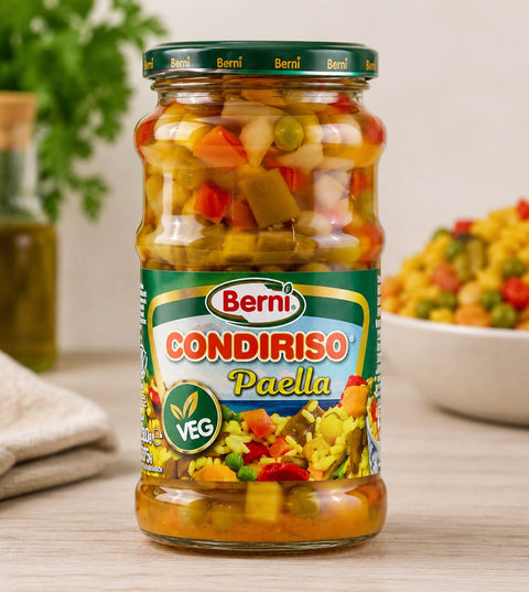 12x Berni Condiriso Paella Vegetable seasoning for rice salads and paella 300g