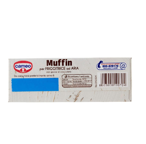3x Cameo Preparato per Muffin per friggitrice ad aria con gocce di cioccolato Chocolate chip muffin mix for air fryer, 155g