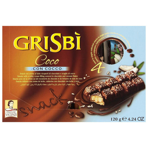 Matilde Vicenzi Grisbì Snack Coco con cocco Waffel with coconut 120g