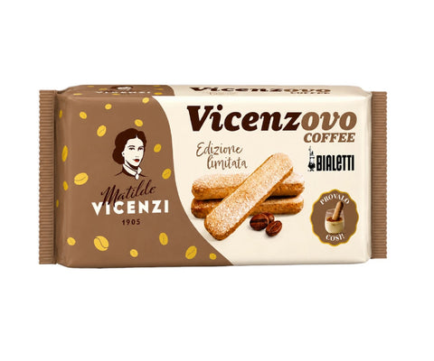 6x Vicenzi Vicenzovo Savoiardi al Caffè Bialetti coffee-flavored ladyfingers 200g