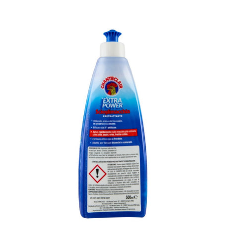 3x Chanteclair Extra Power Scioglimacchia Pretrattante Stain remover for stubborn stains, grease, and oil on fabrics, 500ml
