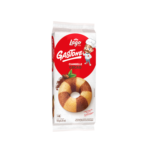 4x Lago Gastone Ciambelle Cacao Cocoa Donuts 6 x 30 g