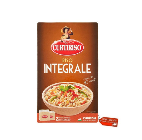 10x Curtiriso Riso Integrale Brown rice 1 kg