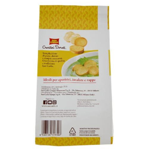 San Carlo Crostini Dorati Classici Toasted and fried croutons  18x 200 gr