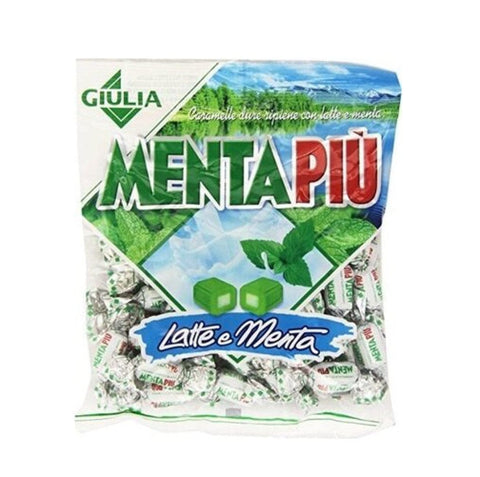 12x Giulia Caramelle mentapiù latte e menta Milk Mint Candies 300g