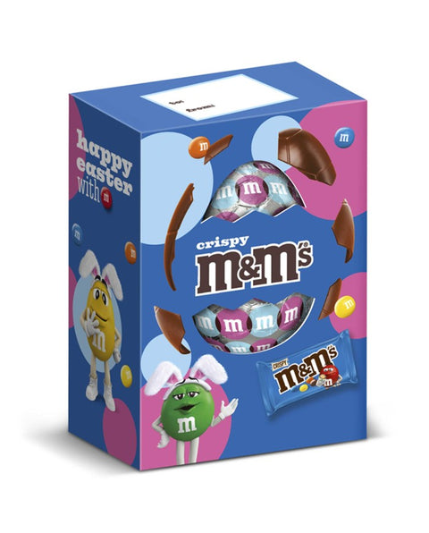 M&M'S CRISPY UOVO DI PASQUA Chocolate egg enriched with the famous M&M's Crispy candies 156g