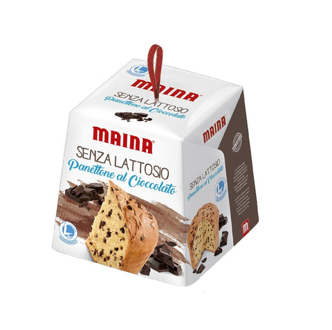3x Maina Panettone Senza Lattosio al cioccolato Lactose-free chocolate panettone 750 g, authentic Italian product