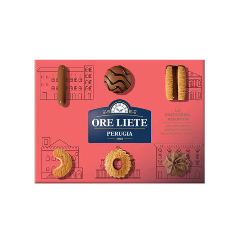12x Perugia Ore Liete La Pasticceria Assortita Assorted cookies – Italian specialty – 450g gift box – Authentic Italian product