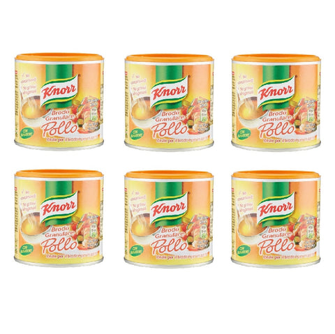 Knorr Brodo Granulare Pollo Nuova Ricetta Chicken Granulated Broth 6x150g