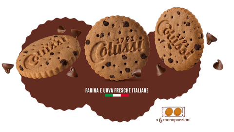 12x Colussi Sempre con Te frollino con Gocce di Cioccolato Chocolate Chip Cookies 288g