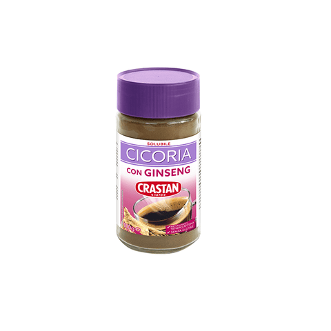 Crastan Soluble preparation Crastan Cicoria con Ginseng Soluble Preparation for Chicory with Ginseng 100g Caffeine Free and Gluten Free