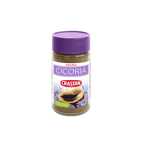 Crastan Soluble preparation Crastan Solubile Caffè alla Cicoria Soluble Preparation for Chicory Coffee 100g Caffeine Free and Gluten Free