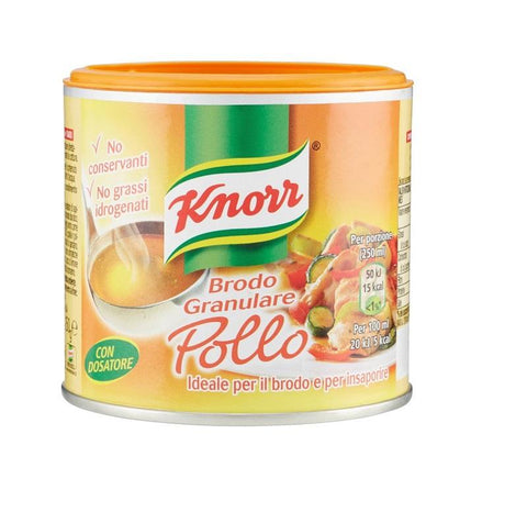 Knorr Brodo Granulare Pollo Nuova Ricetta Chicken Granulated Broth 150g - Italian Gourmet UK