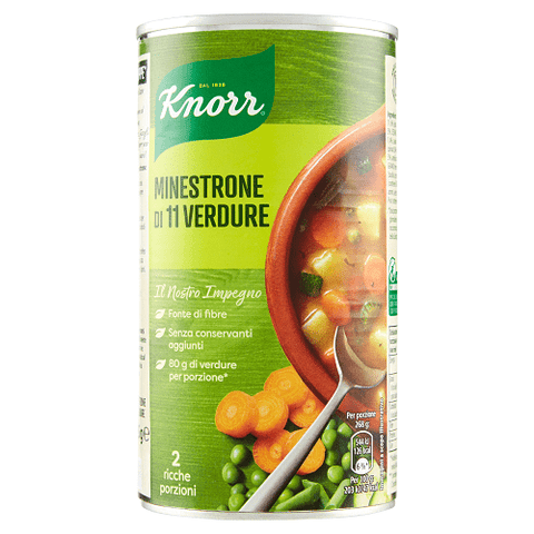 Knorr Soup Knorr Minestrone di 11 Verdure soup of 11 vegetables can of 535g
