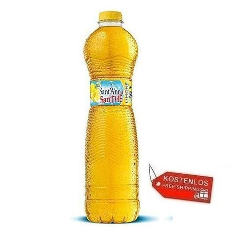 12x Sant’Anna SanThè Thè al Limone Lemon Iced Tea PET 1.5Lt - Italian Gourmet UK