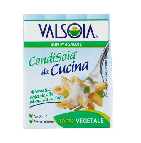 Valsoia Panna da Cucina Condisoia soy Cooking cream 6x200g - Italian Gourmet UK